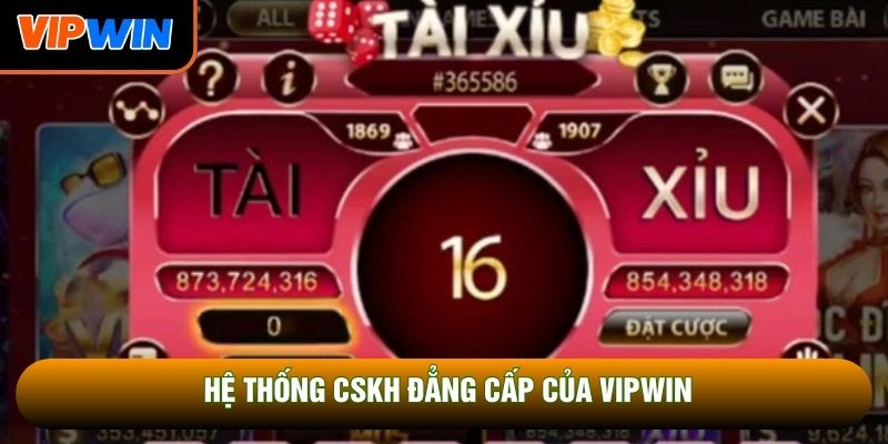 Hệ thống CSKH đẳng cấp của Vipwin Hệ thống CSKH đẳng cấp của Vipwin