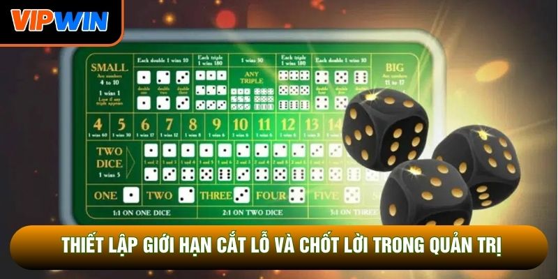 Thiết lập giới hạn cắt lỗ và chốt lời trong quản trị